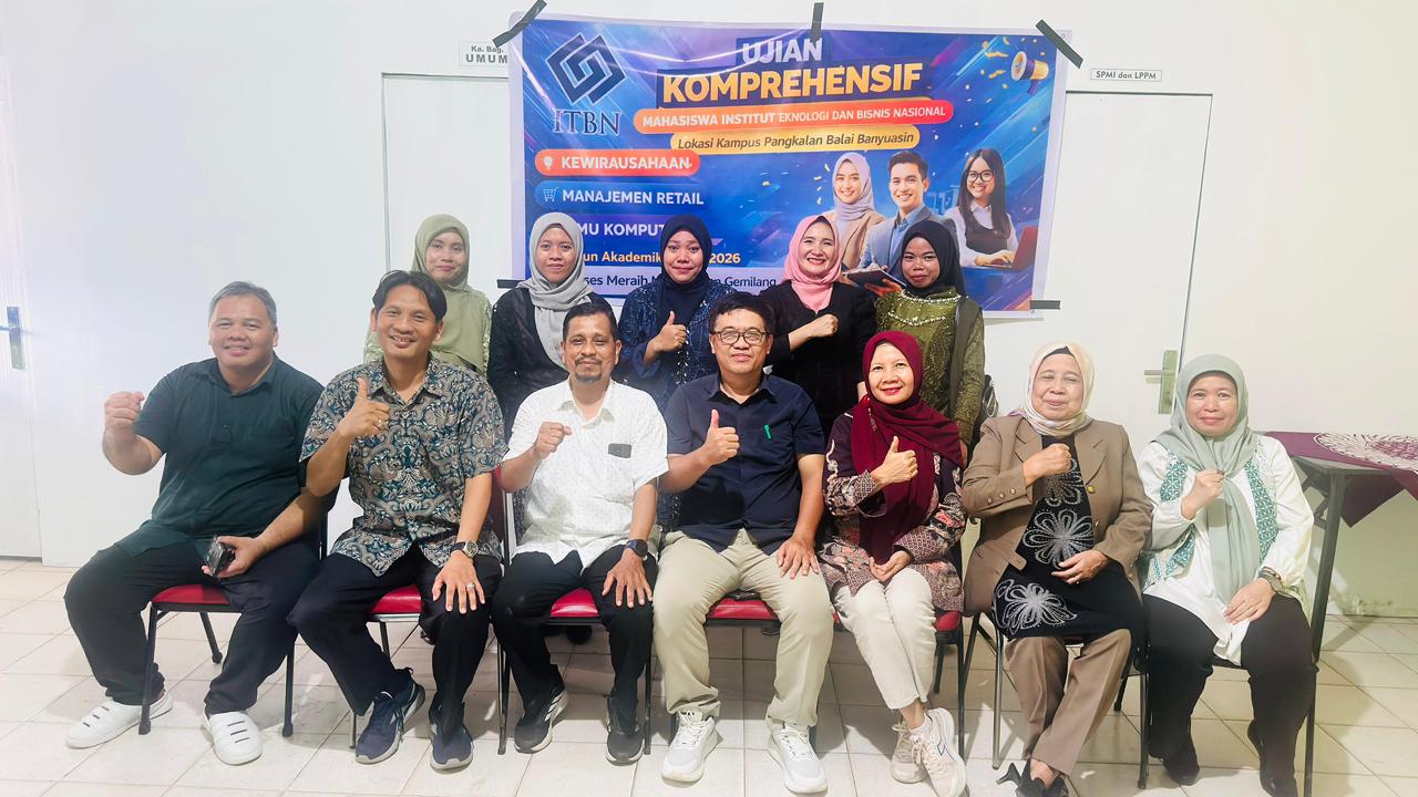 Institut Teknologi dan Bisnis Nasional Sukses Gelar Ujian Komprehensif 5 Mahasiswa